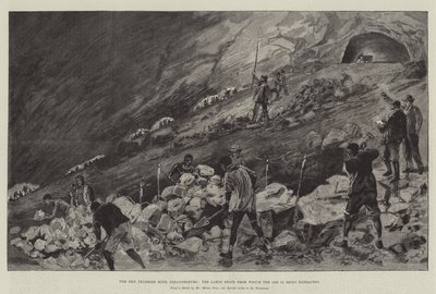 The New Primrose Mine, Johannesburg, the Large Stope from which the Ore is being extracted by Melton Prior